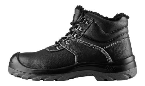 Neo Tools Munkavédelmi bakancs, hőszigetelt, bőr felsőrész, acélbetét, csúszásmentes talp, S3 SRC, 46