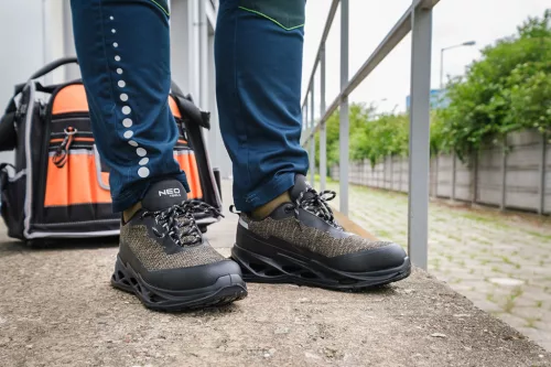 Neo Tools Munkavédelmi cipő, S1 SR FO, acélbetéttel, 42