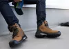 Neo Tools Munkavédelmi bakancs S3 SRC, hasított bőr, 46-os