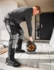 Neo Tools Munkavédelmi cipő, S1 SR, fekete, NEO AIR, acélbetéttel, légpárnás talppal, fényvisszaverő elemekkel, 43