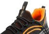 Neo Tools Munkavédelmi cipő, S1 SR, fekete-narancs, NEO AIR, acélbetéttel, légpárnás talp, fényvisszaverő elemekkel, 46