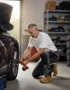 Neo Tools Munkavédelmi cipő S1 SR FO, bőr, kompozit orrmerevítő, tekerőgombos fűzőrendszer, 46