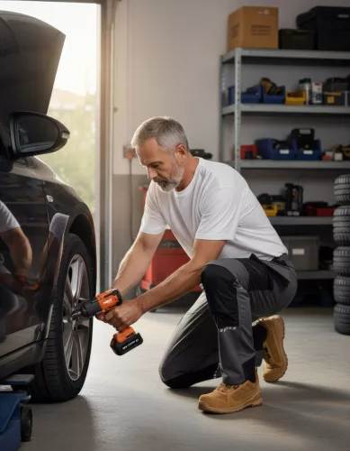 Neo Tools Munkavédelmi cipő S1 SR FO, bőr, kompozit orrmerevítő, tekerőgombos fűzőrendszer, 46