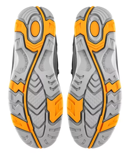 Neo Tools Munkavédelmi bakancs S1 SR C1 FO, kompozit orrmerevítő, hőszigetelt nubuk+PE felsőrész, csúszásmentes talp 45