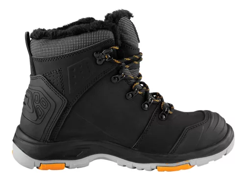 Neo Tools Munkavédelmi bakancs S1 SR C1 FO, kompozit orrmerevítő, hőszigetelt nubuk+PE felsőrész, csúszásmentes talp 46