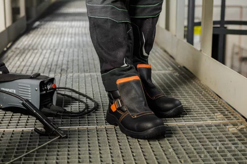 Neo Tools Munkavédelmi bakancs, hegesztőbakancs, S1P SRC, bőr, 44