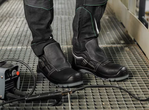 Neo Tools Munkavédelmi bakancs, hegesztő bakancs S3 HRO, bőr, 45