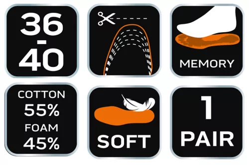 Neo Tools Talpbetét, memóriahabos, 36-40