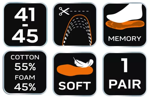 Neo Tools Talpbetét, memóriahabos, 41-45