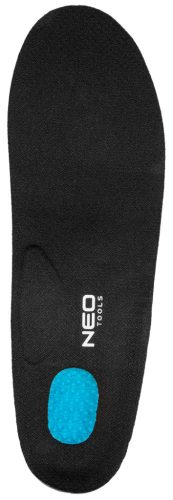 Neo Tools Talpbetét, zselés sarokvédő betéttel,nedvességelvezető perforációval, univerzális méret, 41-47