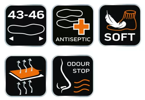 Neo Tools Munkavédelmi zokni, Coolmax, 43–46