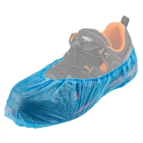   Neo Tools Cipővédő, lábzsák, cpe anyag, gumírozott szegély, 100db