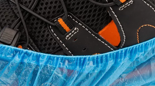 Neo Tools Cipővédő, lábzsák, cpe anyag, gumírozott szegély, 100db