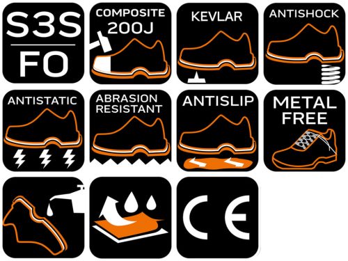 Neo Tools Munkavédelmi bakancs, női, S3 SRC, bőr, fémmentes, CE, 38