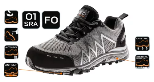 Neo Tools Munkavédelmi cipő, fémmentes, O1, 47