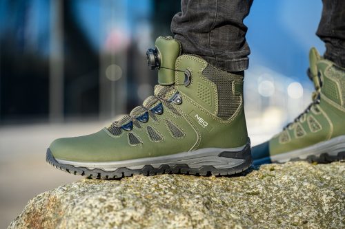 Neo Tools Munkavédelmi bakancs, O2 SR FO, csavaros gyorsfűző rendszerrel, 40