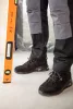 Neo Tools Munkavédelmi cipő, O1 SR, fekete textil-bőr, NEO AIR, légpárnás, fémmentes, csúszásgátlós talpfelület, 39