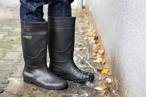 Neo Tools Gumicsizma, PVC, általános, csúszásmentes talp, 40