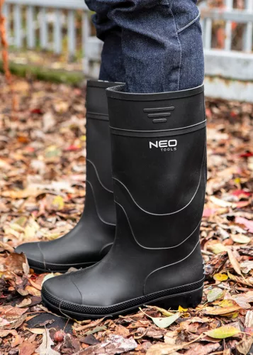 Neo Tools Gumicsizma, PVC, általános, csúszásmentes talp, 43