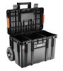 Neo Tools Rakásolható szerszámosláda, szerszámláda, kerekekkel, 530x390x690mm, System II.