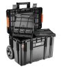 Neo Tools Rakásolható szerszámosláda, szerszámláda, kerekekkel, 530x390x690mm, System II.