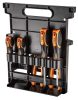 Neo Tools Rakásolható szerszámosláda, szerszámláda, kerekekkel, 530x390x690mm, System II.