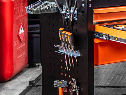 Neo tools Csavarhúzótartó kampó műhelykocsihoz, szerszámtartó falhoz(84-500, 501)