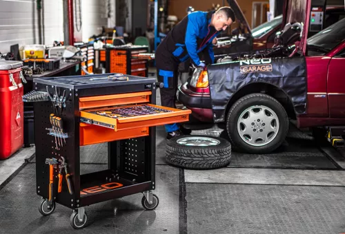 Neo tools Kulcstartó kampó műhelykocsihoz, szerszámtartó falhoz(84-500, 501)