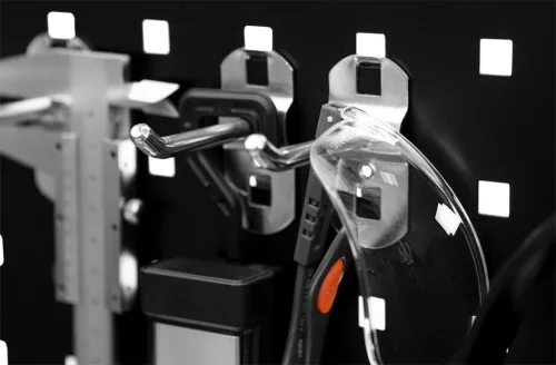 Neo tools Kampókészlet, 40mm, 5db, műhelykocsihoz, szerszámtartó falhoz(84-500, 501)