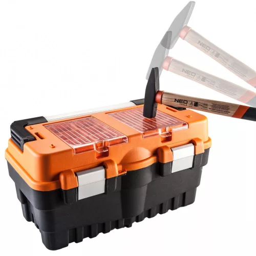 Neo Tools szerszámosláda 20" műanyag 2 fémcsat