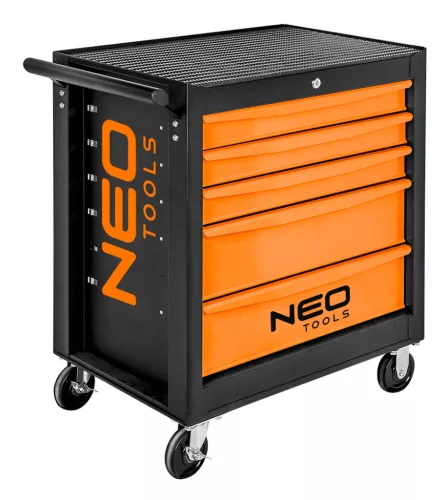 Neo Tools Szerszámkocsi, 5 fiókos, 117db szerszámmal, 680x460x825mm, szerszámkocsi