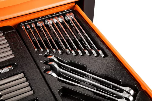 Neo Tools Szerszámkocsi, 5 fiókos, 117db szerszámmal, 680x460x825mm, szerszámkocsi