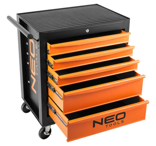 Neo Tools Szerszámkocsi, 5 fiókos, 680x460x825mm, ÜRES