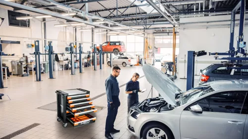 Neo Tools Műhelykocsi PRO 7 fiókkal, 329db szerszámmal 805x972x460mm, szerszámkocsi