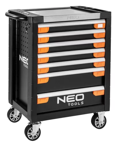 Neo Tools Műhelykocsi PRO 7 fiókkal, 329db szerszámmal 805x972x460mm, szerszámkocsi