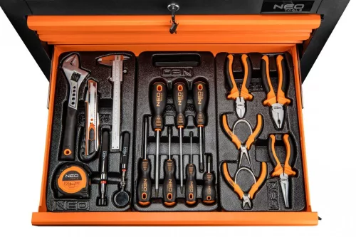 Neo Tools szerszámkocsi 6 fiókkal, 680x460x1030mm, ÜRES