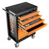 Neo Tools Szerszámkocsi, 7 fiókos, 129db szerszámmal, 680x460x1030mm, szerszámkocsi