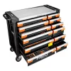Neo Tools Műhelykocsi PRO, 12 fiókos, 358 szerszámmal, szerszámkocsi