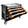 Neo Tools Műhelykocsi PRO, 12 fiókos, 229 szerszámmal, szerszámkocsi
