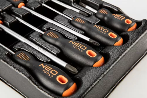 Neo tools Csavarhúzó készlet, PH, 7db, szerszámkocsiba rakható tálcában