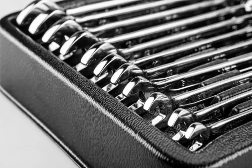 Neo tools Csillag-villáskulcs készlet 14db, 6-19mm, szerszámkocsiba rakható tálcában