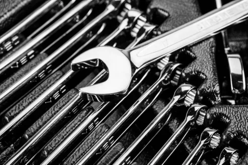 Neo tools Csillag-villáskulcs készlet 14db, 6-19mm, szerszámkocsiba rakható tálcában