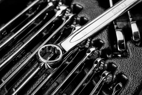 Neo tools Csillag-villáskulcs készlet 14db, 6-19mm, szerszámkocsiba rakható tálcában