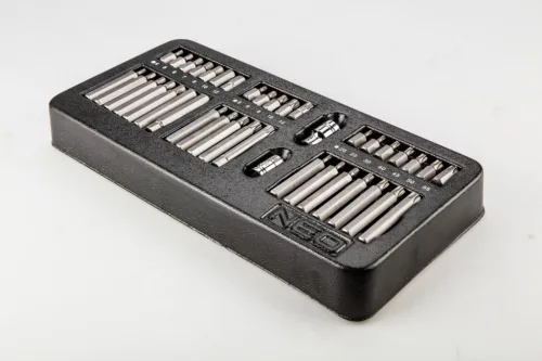 Neo tools Bitkészlet 40db, szerszámkocsiba rakható tálcában