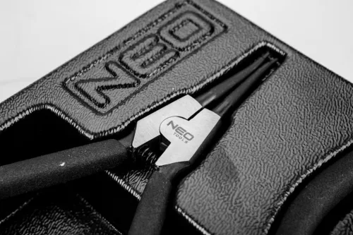 Neo tools Zégergyűrű Fogókészlet, 4db, szerszámkocsiba rakható tálcában