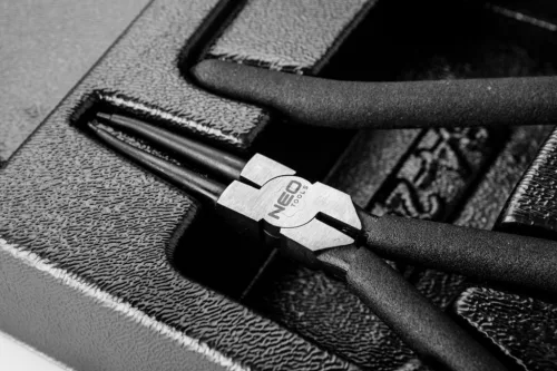 Neo tools Zégergyűrű Fogókészlet, 4db, szerszámkocsiba rakható tálcában