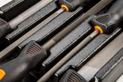 Neo tools Reszelő készlet 5db, szerszámkocsiba rakható tálcában