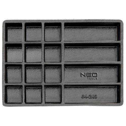 Neo tools Tároló rekeszes műhelykocsitálca, teljes fiók méretű, 550x386mm