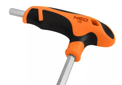 Neo tools Imbuszkulcs készlet "T" markolattal, 6db, szerszámkocsiba rakható tálcában