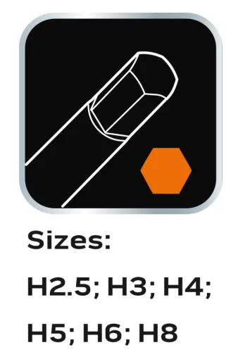 Neo tools Imbuszkulcs készlet "T" markolattal, 6db, szerszámkocsiba rakható tálcában